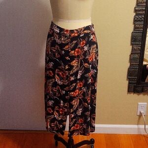 Fall tropical jewel tone skirt
